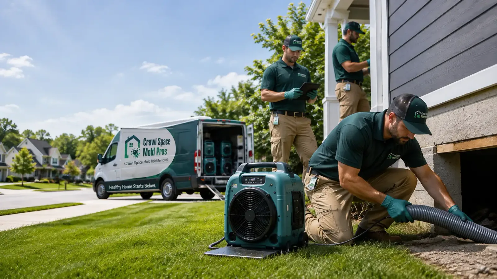 Crawl Space Mold Removal in Lancaster, VA
